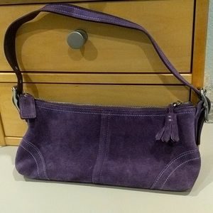 Coach purple purse